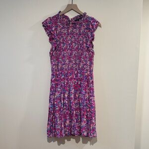 Caballero Smocked Pink Dress Size M